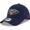 petten-gebogen-marineblauw-verstelbare-band-9forty-the-league-van-new-orleans-pelicans-nba-van-new-era