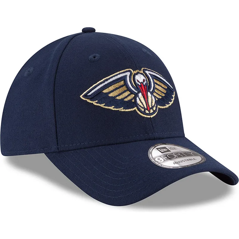 petten-gebogen-marineblauw-verstelbare-band-9forty-the-league-van-new-orleans-pelicans-nba-van-new-era
