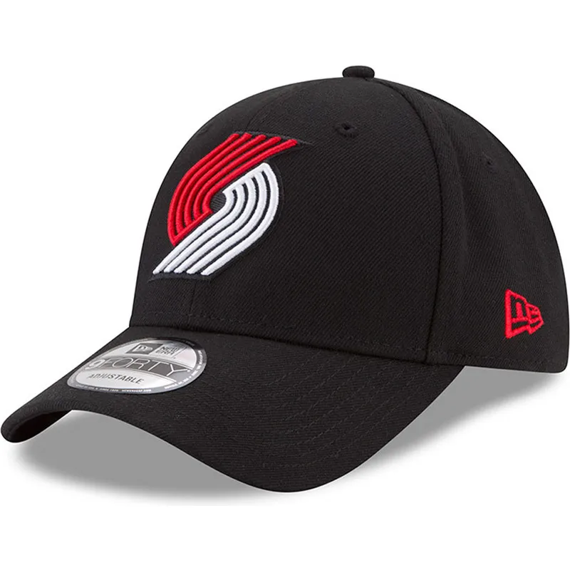 petten-gebogen-zwart-verstelbare-band-9forty-the-league-van-portland-trail-blazers-nba-van-new-era