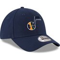 new-era-curved-brim-9forty-the-league-utah-jazz-nba-navy-blue-adjustable-cap