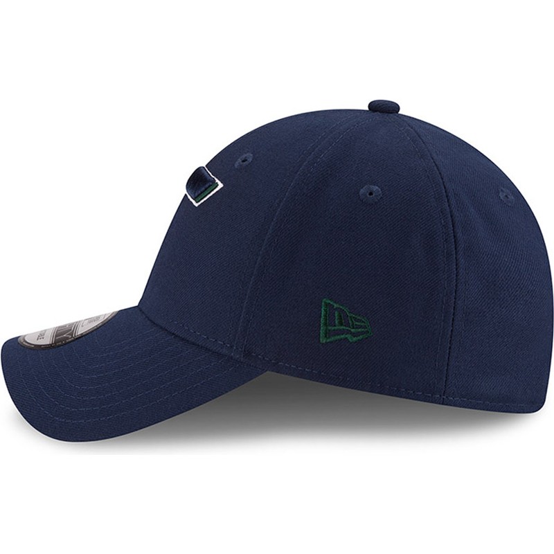 new-era-curved-brim-9forty-the-league-utah-jazz-nba-navy-blue-adjustable-cap