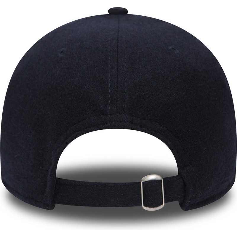 new-era-curved-brim-9forty-camel-hair-navy-blue-adjustable-cap