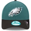 cappellino-visiera-curva-verde-e-nero-regolabile-9forty-the-league-di-philadelphia-eagles-nfl-di-new-era