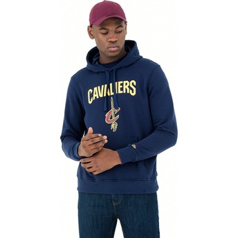 Sudadera con capucha azul marino Pullover Hoody de Cleveland Cavaliers NBA de New Era