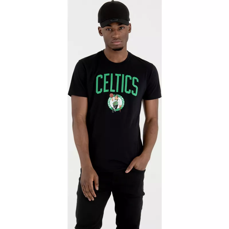 Camiseta manga negra de Celtics NBA New Era: Caphunters.com