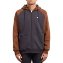volcom-hazelnut-homak-lined-black-and-brown-zip-through-hoodie-sweatshirt
