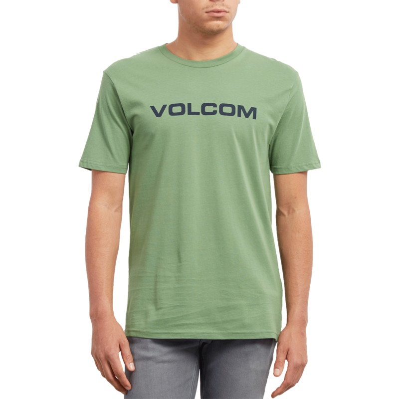 Volcom Dark Kelly Crisp Euro Green T-Shirt: Caphunters.com