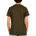 volcom-dark-green-weave-green-t-shirt