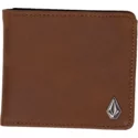 volcom-brown-slim-stone-brown-wallet