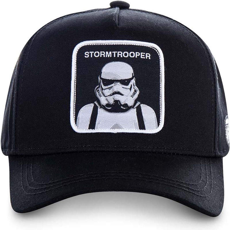 Capslab Curved Brim Stormtrooper BB Star Wars Black Snapback Cap