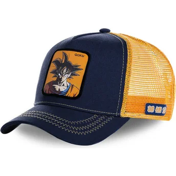 Petten gebogen marineblauw snapback GOK Son Goku Dragon Ball van Capslab