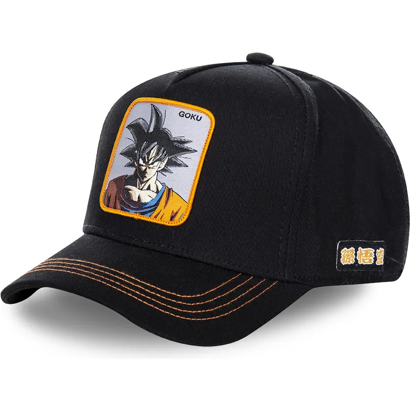petten-gebogen-zwart-snapback-son-goku-dragon-ball-van-capslab