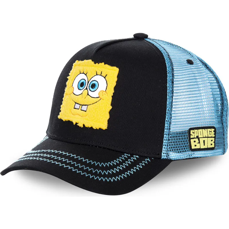 cap-gebogen-black-snapback-spongebob-spongebob-van-capslab