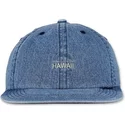 djinns-6-panel-hawaii-blue-denim-snapback-cap
