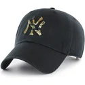 petten-gebogen-zwart-verstelbaar-van-new-york-yankees-mlb-van-47-brand