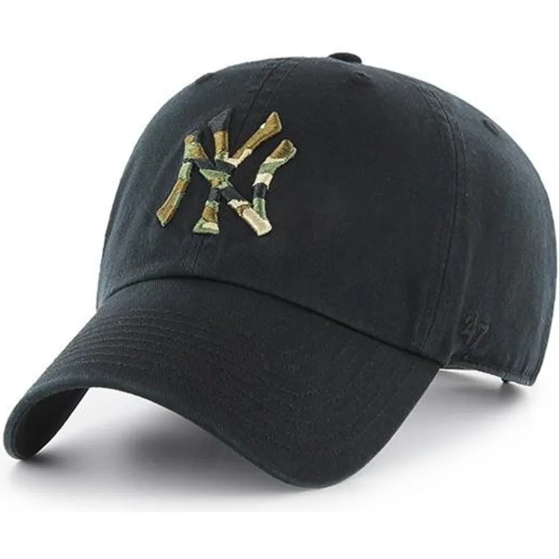 petten-gebogen-zwart-verstelbaar-van-new-york-yankees-mlb-van-47-brand petten-gebogen-zwart-verstelbaar-van-new-york-yankees-mlb-van-47-brand