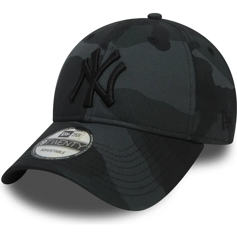 petten-gebogen-camouflage-verstelbaar-9twenty-essential-packable-van-new-york-yankees-mlb-van-new-era