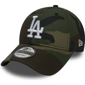 petten-gebogen-camouflage-verstelbare-band-9twenty-essential-packable-van-los-angeles-dodgers-mlb-van-new-era