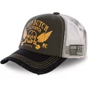 von-dutch-crew5-brown-and-black-trucker-hat