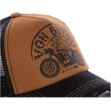 petten-gebogen-bruin-snapback-crew6-van-von-dutch
