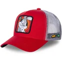 cappellino-trucker-rosso-bugs-bunny-bug1-looney-tunes-di-capslab