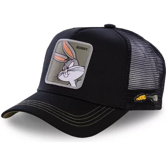 Gorra trucker negra Bugs Bunny BUN1 Looney Tunes de Capslab