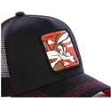 cappellino-trucker-nero-willy-il-coyote-coy1-looney-tunes-di-capslab