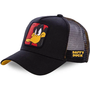 Petten gebogen zwart snapback Daffy Duck Looney Tunes van Capslab