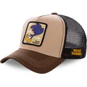 cappellino-trucker-marrone-beep-beep-roa2-looney-tunes-di-capslab