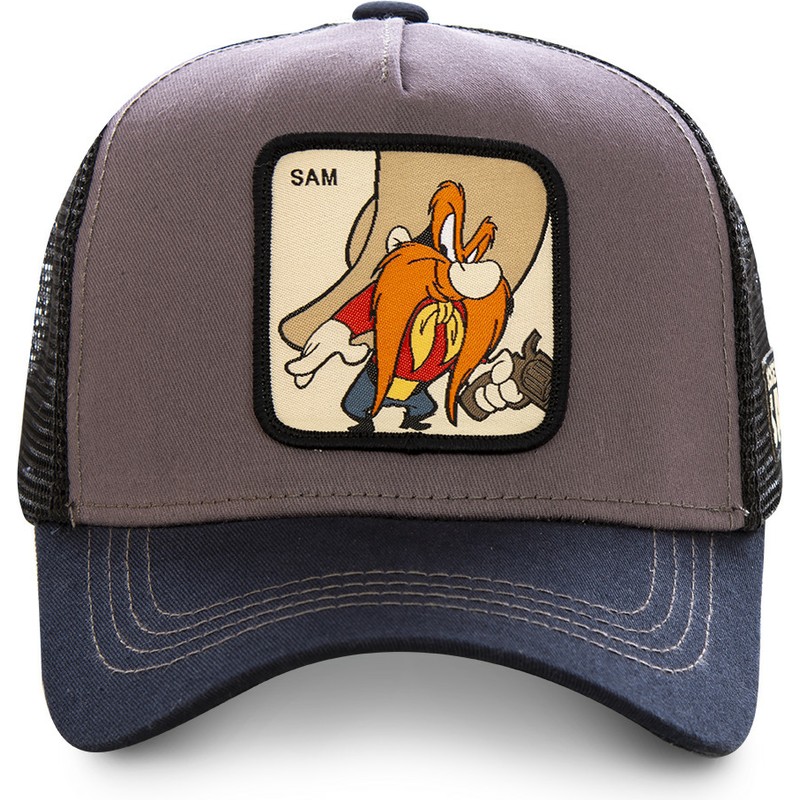 capslab-yosemite-sam-sam2-looney-tunes-grey-and-black-trucker-hat