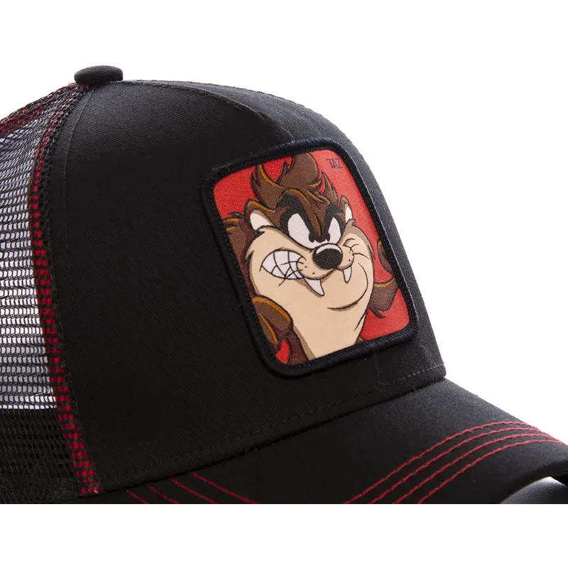 petten-gebogen-zwart-snapback-tasmaanse-duivel-looney-tunes-van-capslab