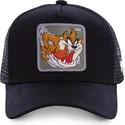 cappellino-trucker-nero-diavolo-di-tasmania-taz3-looney-tunes-di-capslab