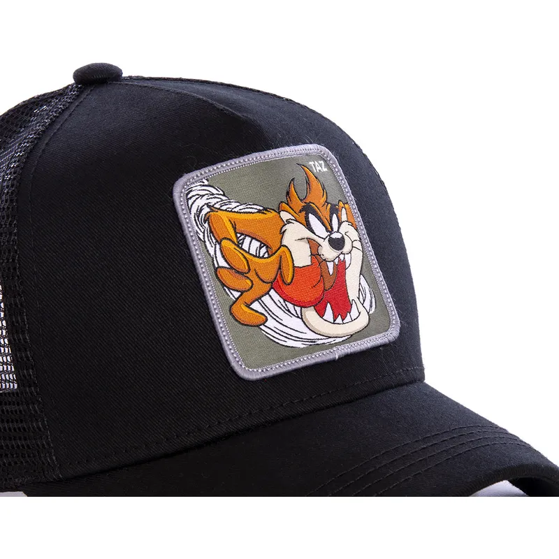 sort-trucker-kasket-tasmansk-djaevel-taz3-looney-tunes-fra-capslab