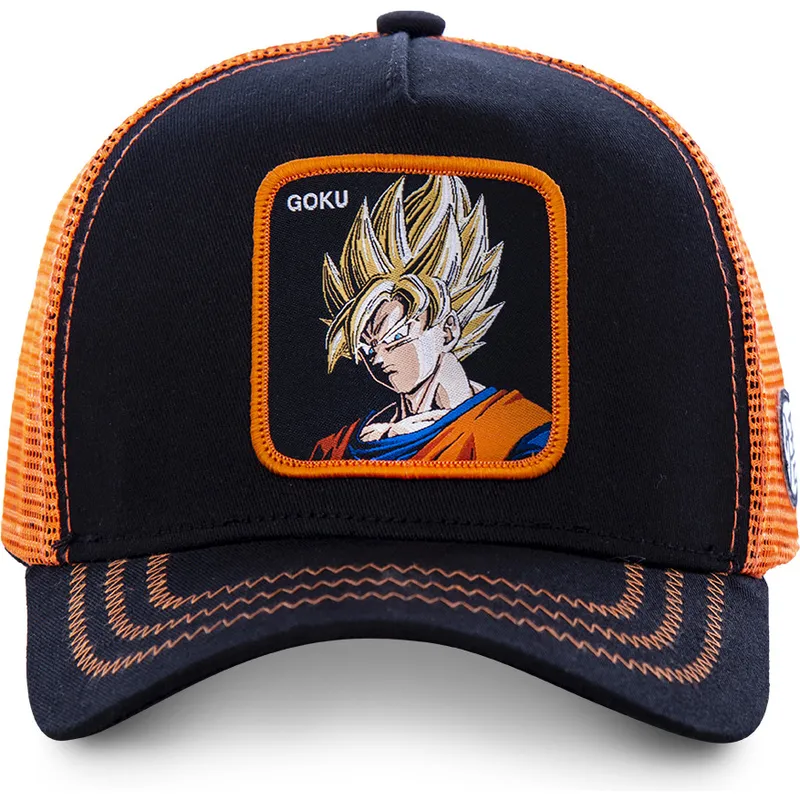 sort-og-orange-trucker-kasket-son-goku-super-saiyan-go3-dragon-ball-fra-capslab