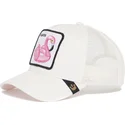 cappellino-trucker-bianco-fenicottero-galleggiante-floater-di-goorin-bros