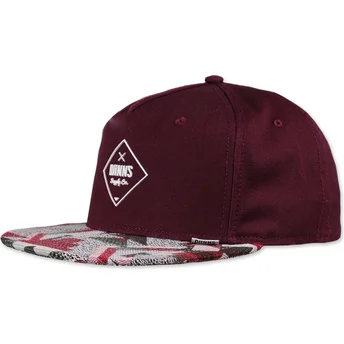 Petten hond rood snapback Rubber Aztek van Djinns