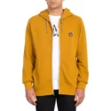 volcom-camel-litewarp-brown-zip-through-hoodie-sweatshirt