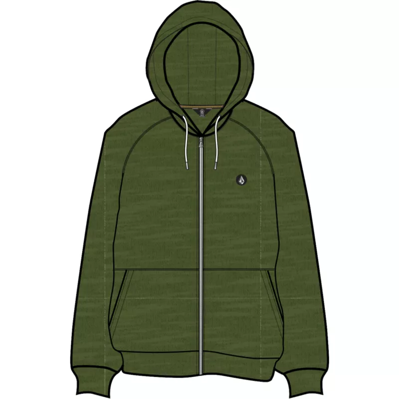 volcom-army-timesoft-heather-green-zip-through-hoodie-sweatshirt