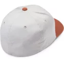 volcom-curved-brim-dark-clay-full-stone-xfit-white-fitted-cap-with-brown-visor