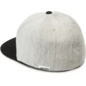 volcom-flat-brim-heather-grey-stone-stack-jfit-grey-fitted-cap-with-black-visor