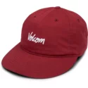 volcom-curved-brim-burgundy-volscripto-red-adjustable-cap