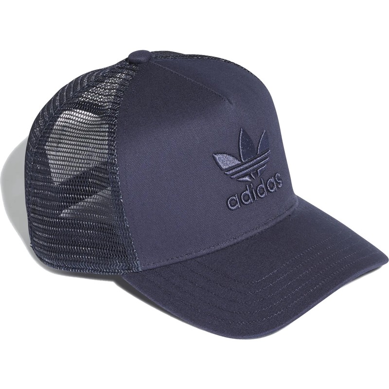 Adidas Navy Blue Logo Trefoil Navy Blue 