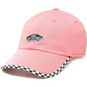 vans-curved-brim-check-it-pink-adjustable-cap