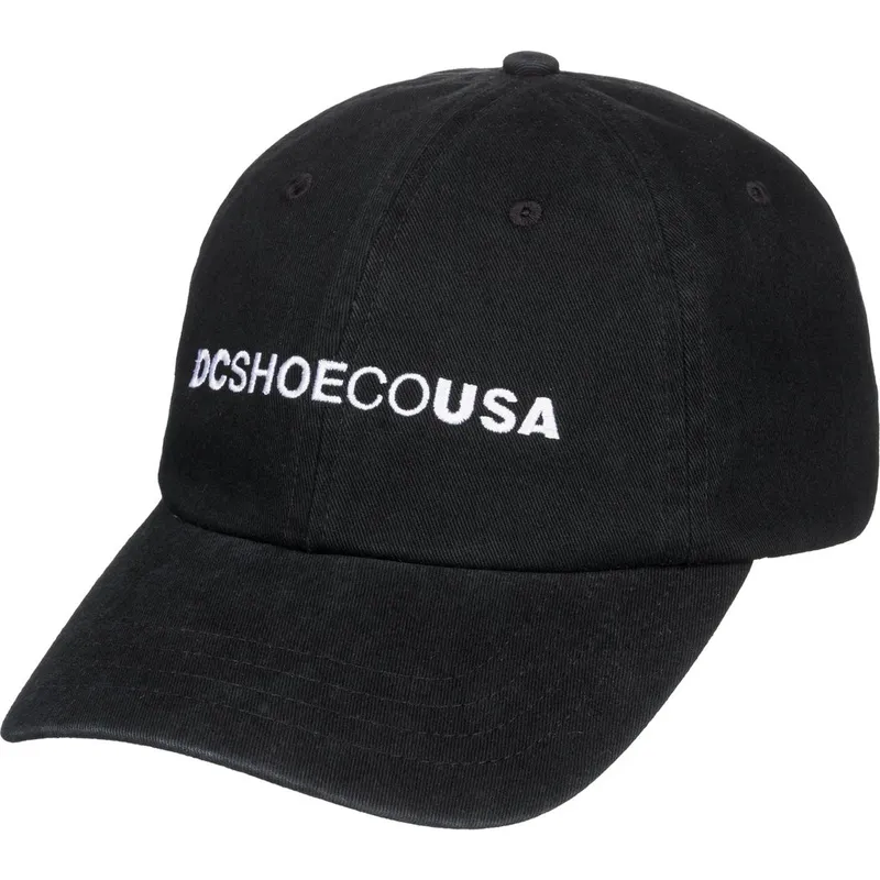 petten-gebogen-zwart-verstelbare-band-chalker-van-dc-shoes