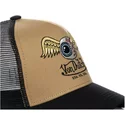 von-dutch-mou-brown-and-black-trucker-hat