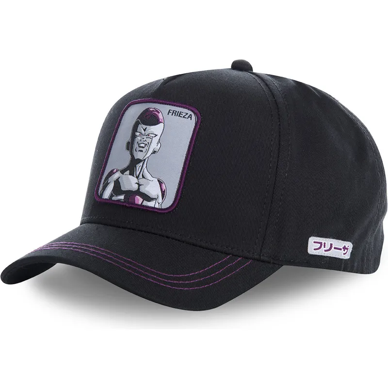 petten-gebogen-zwart-snapback-frec-frieza-dragon-ball-van-capslab