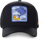 petten-gebogen-zwart-snapback-roa3-roadrunner-looney-tunes-van-capslab