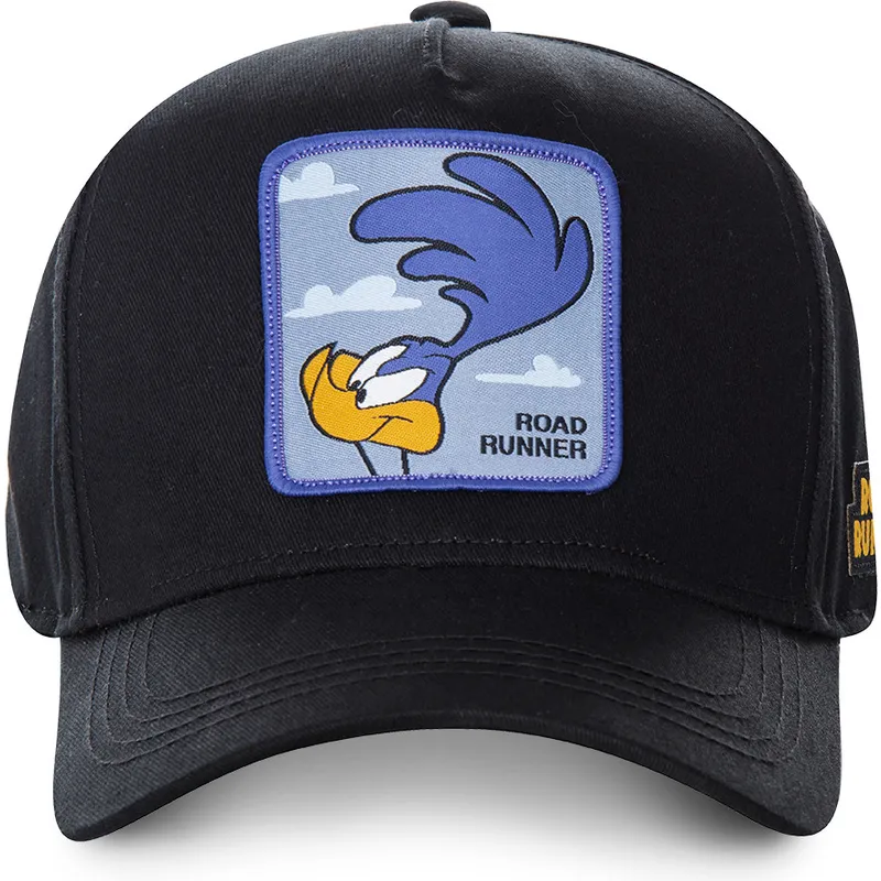 petten-gebogen-zwart-snapback-roa3-roadrunner-looney-tunes-van-capslab