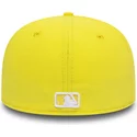 new-era-flat-brim-9fifty-essential-new-york-yankees-mlb-yellow-fitted-cap