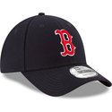 new-era-curved-brim-9forty-the-league-boston-red-sox-mlb-navy-blue-adjustable-cap